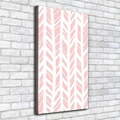 Foto leinwand vertikales Fischgrätmuster