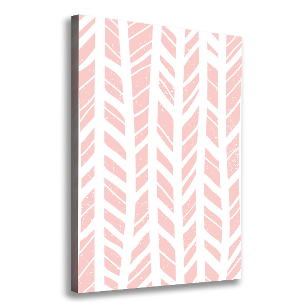 Foto leinwand vertikales Fischgrätmuster