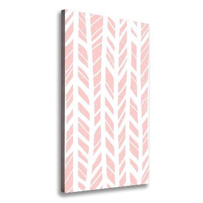 Foto leinwand vertikales Fischgrätmuster