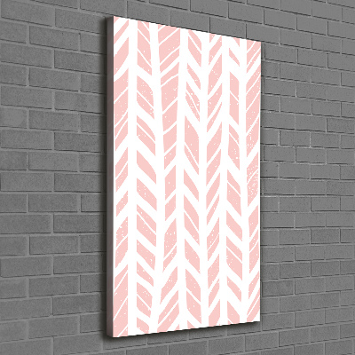 Foto leinwand vertikales Fischgrätmuster