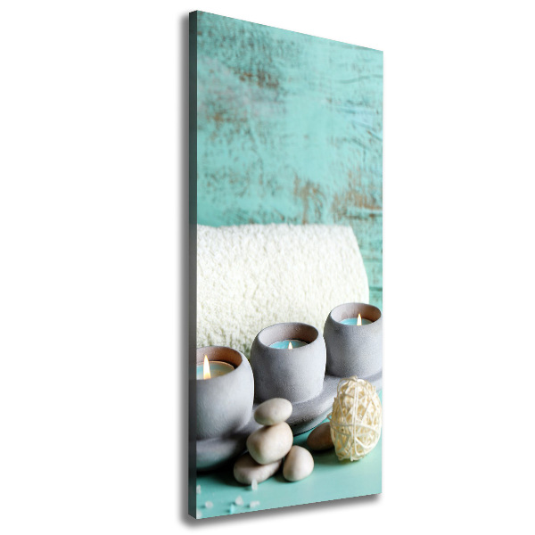 Wandbild vertikales Kerzen
