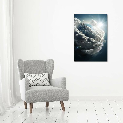 Foto auf leinwand vertikales Planet Erde