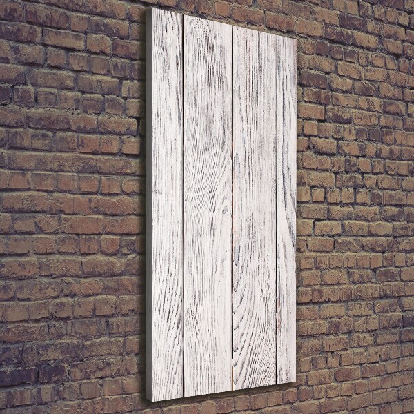 Wandbild vertikales Holzwand
