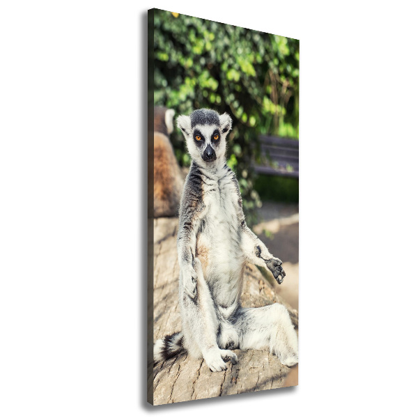 Foto auf leinwand vertikales Lemur