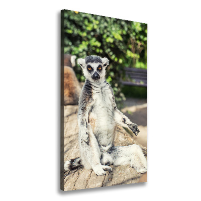 Foto auf leinwand vertikales Lemur