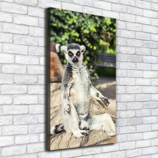 Foto auf leinwand vertikales Lemur