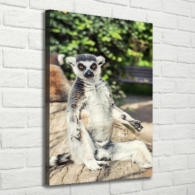 Foto auf leinwand vertikales Lemur