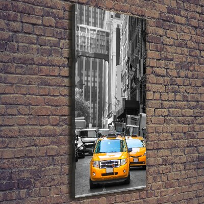 Foto leinwand vertikales New Yorker Taxis