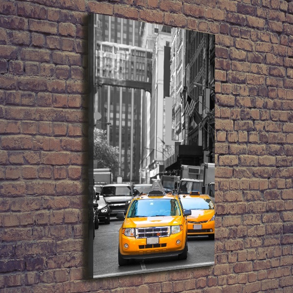 Foto leinwand vertikales New Yorker Taxis