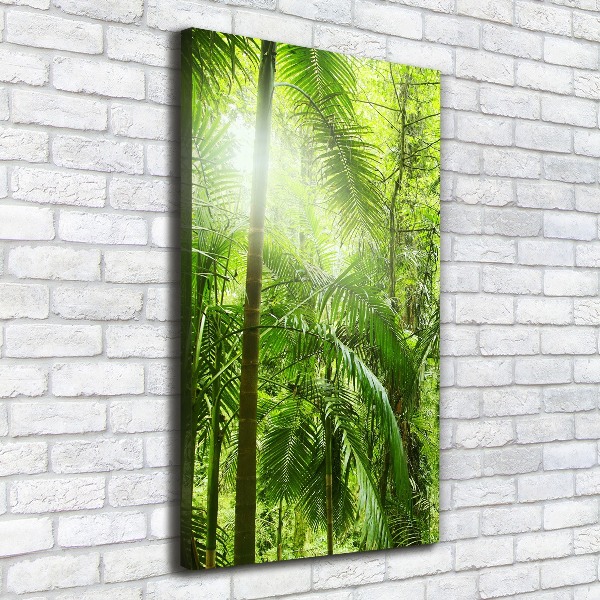 Foto leinwand vertikales Regenwald