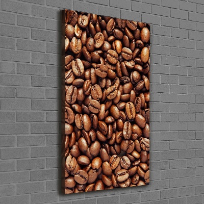 Wandbild vertikales Kaffeebohnen