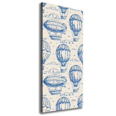 Wandbild vertikales Luftschiffe und Ballons