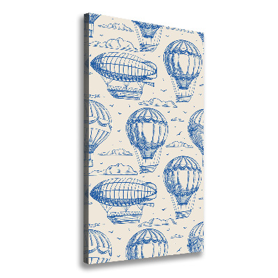 Wandbild vertikales Luftschiffe und Ballons