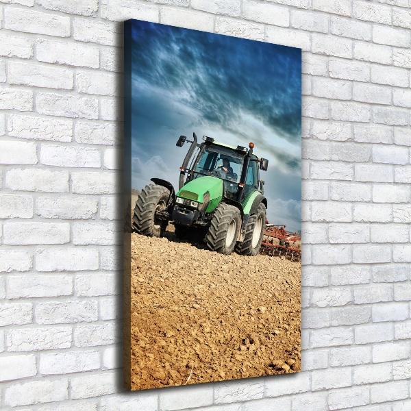 Foto auf leinwand vertikales Traktor