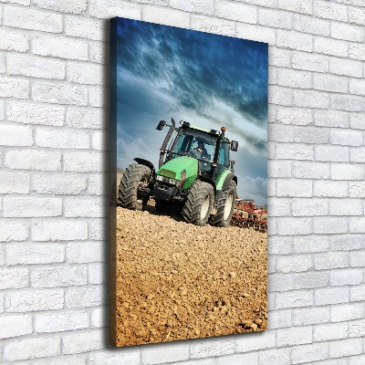 Foto auf leinwand vertikales Traktor