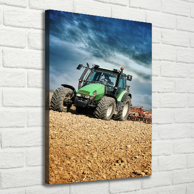 Foto auf leinwand vertikales Traktor