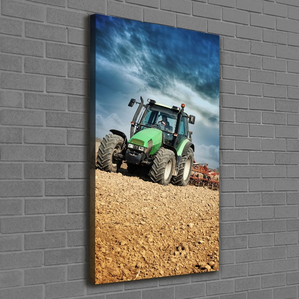 Foto auf leinwand vertikales Traktor