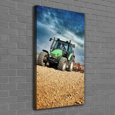 Foto auf leinwand vertikales Traktor