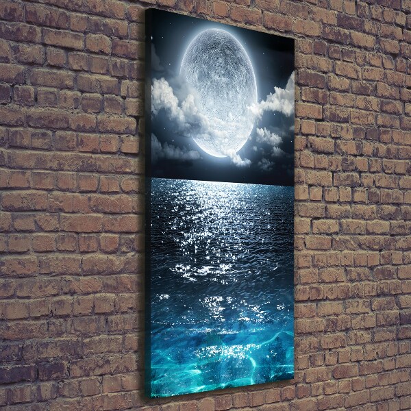 Foto auf leinwand vertikales Vollmond