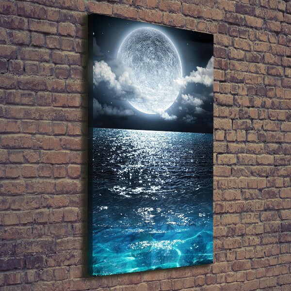 Foto auf leinwand vertikales Vollmond