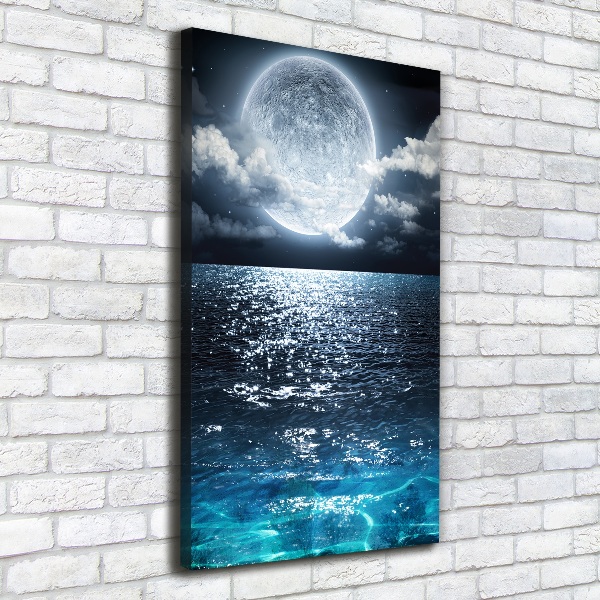 Foto auf leinwand vertikales Vollmond