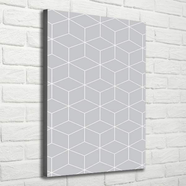 Wandbild vertikales Geometrischer Hintergrund
