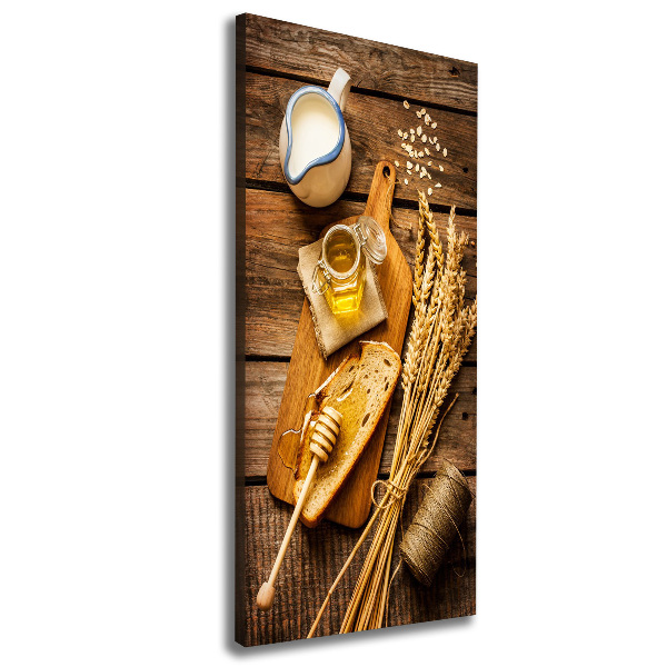 Wandbild vertikales Frühstück