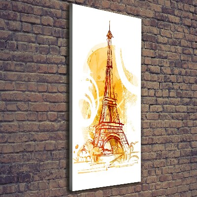 Wandbild vertikales Sommer in Paris