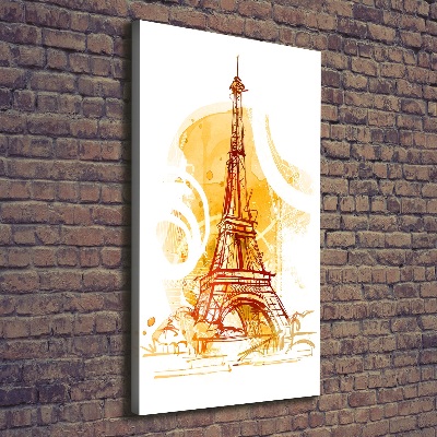 Wandbild vertikales Sommer in Paris