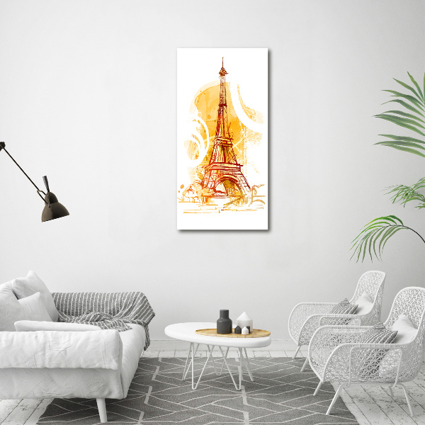 Wandbild vertikales Sommer in Paris