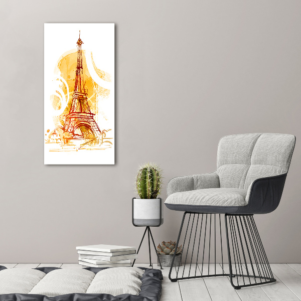 Wandbild vertikales Sommer in Paris