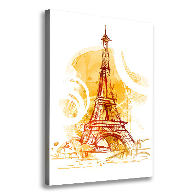 Wandbild vertikales Sommer in Paris