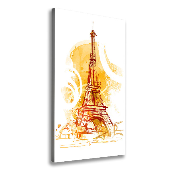 Wandbild vertikales Sommer in Paris