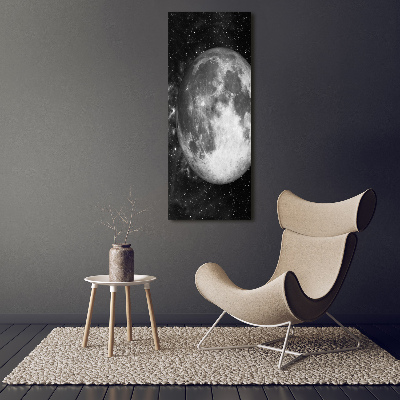 Wandbild vertikales Mond