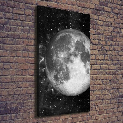 Wandbild vertikales Mond