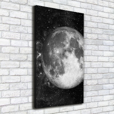 Wandbild vertikales Mond