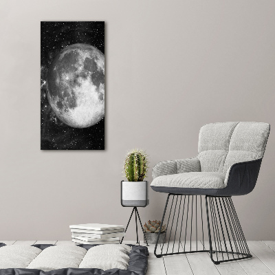 Wandbild vertikales Mond