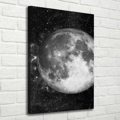 Wandbild vertikales Mond