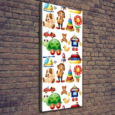 Foto auf leinwand vertikales Spielzeug