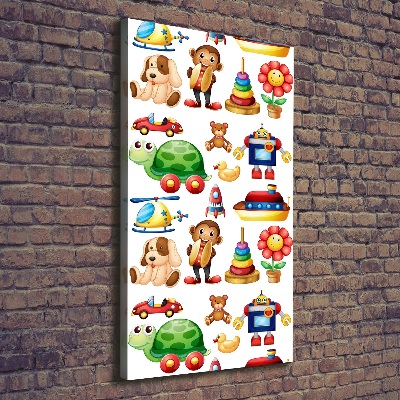 Foto auf leinwand vertikales Spielzeug