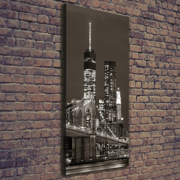 Wandbild vertikales Manhattan, New York