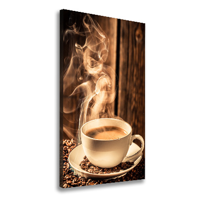Foto leinwand vertikales Aromatischer Kaffee