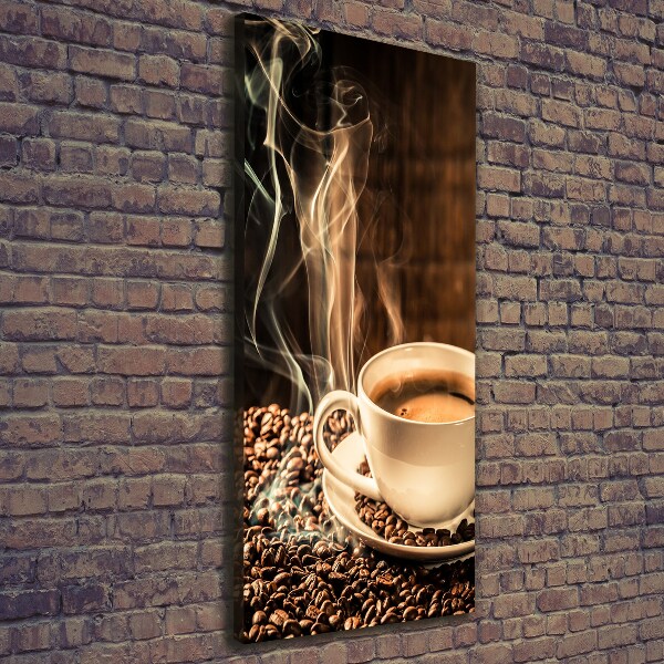 Foto auf leinwand vertikales Aromatischer Kaffee