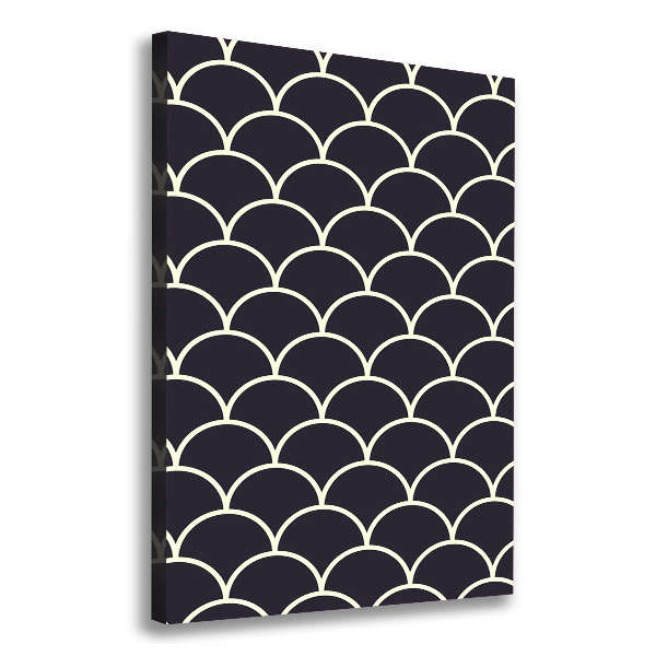 Foto auf leinwand vertikales Fischschuppen