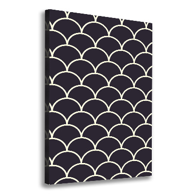 Foto auf leinwand vertikales Fischschuppen