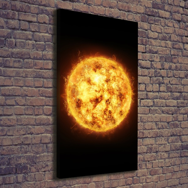 Foto auf leinwand vertikales Sonne