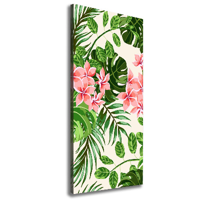 Wandbild vertikales Hawaiianische Blumen