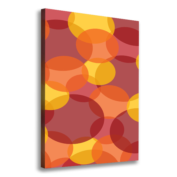Foto auf leinwand vertikales Bunte Kreise