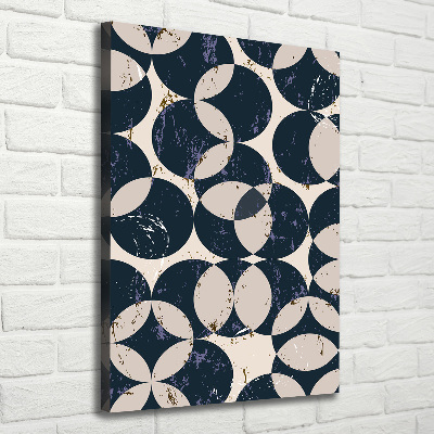 Wandbild vertikales Geometrischer Hintergrund