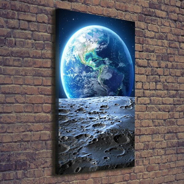 Wandbild vertikales Planet Erde